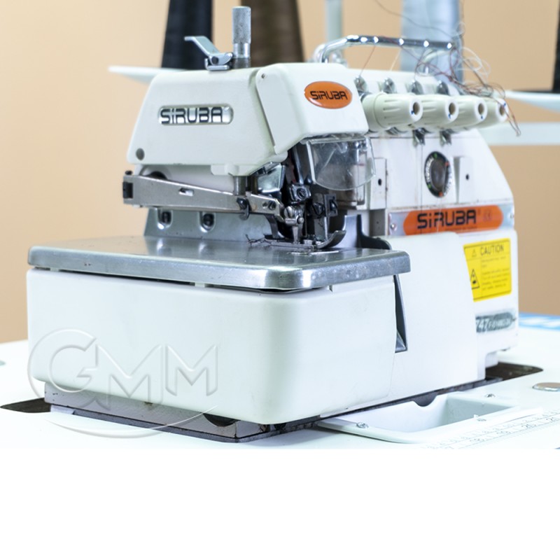 SIRUBA 757 second hand DD five thread overlock machine complete set