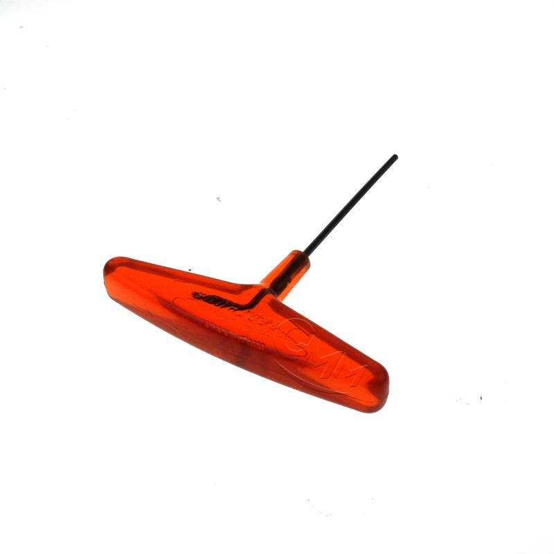 T ပုံစံ လက်လှည့်ကီးအနီ 2mm